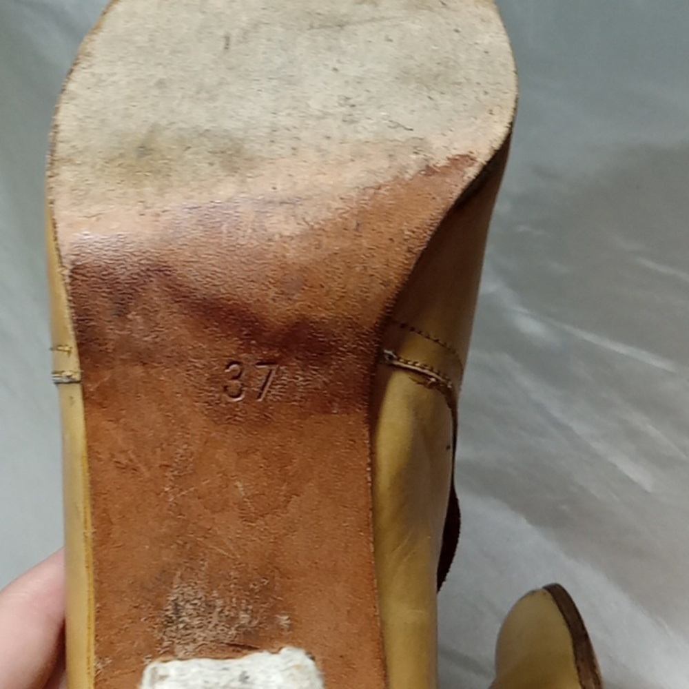 Italian leather boots women's size 37 - Picture 7 of 9